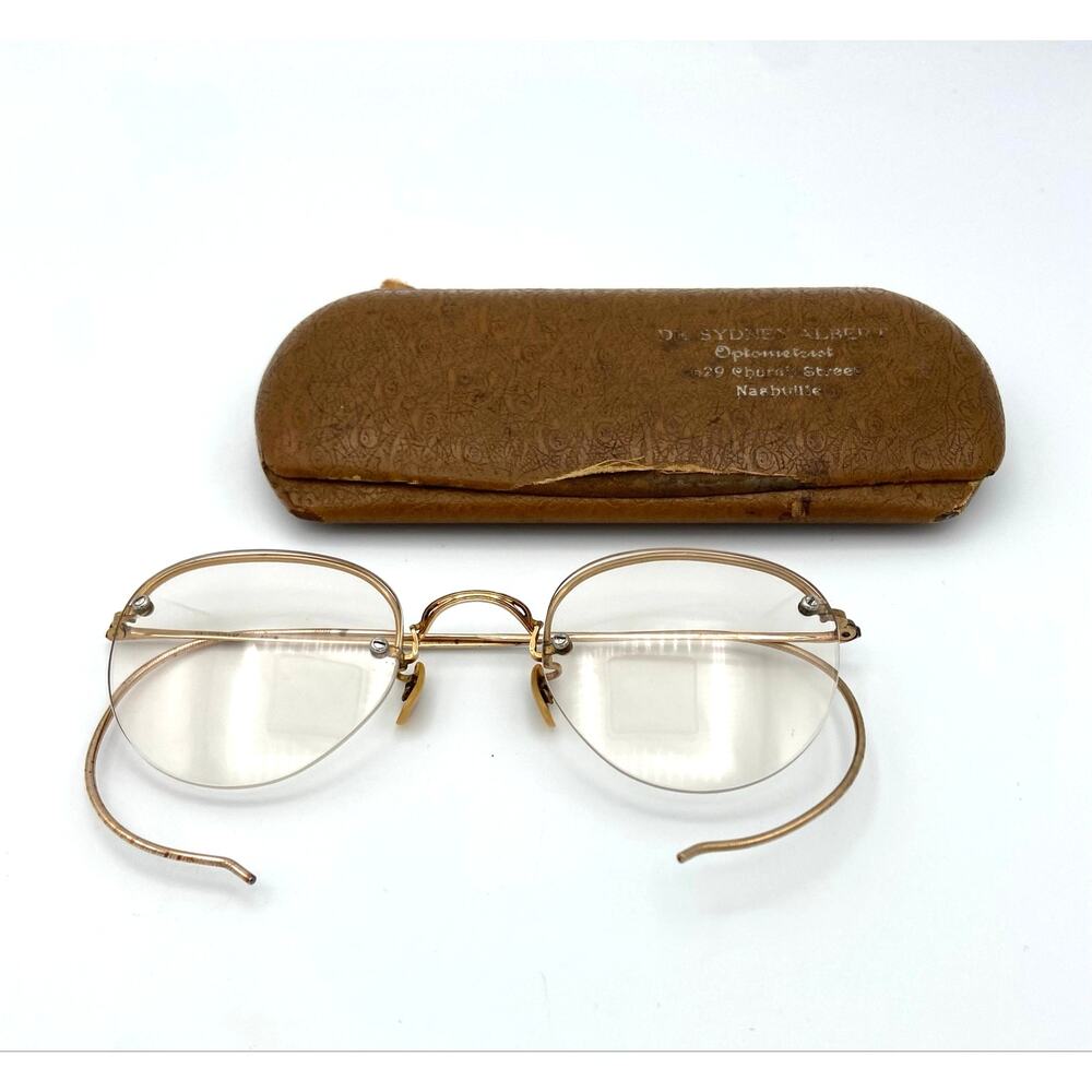 Bausch & Lomb B&L Arco 12K GF Gold Filled Wire Frame Eyeglasses B&L Nashville